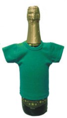 Мини-футболка на бутылку шампанского, бутылочная