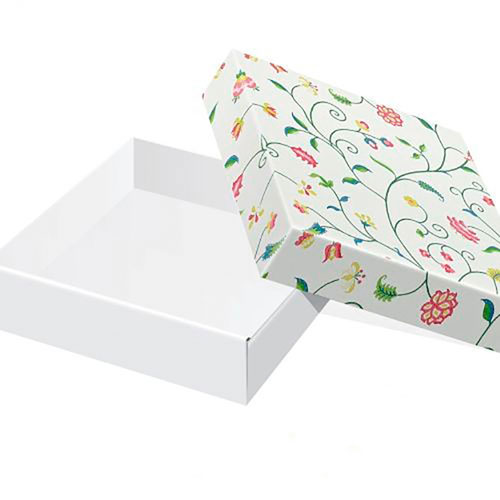 Подарочная коробка для тарелки, Луговые цветы
