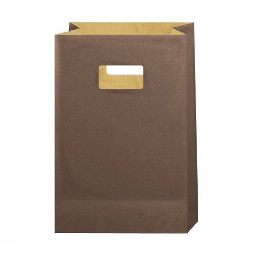 Бумажный пакет, коричневый